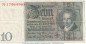 Reichsbanknote , 10 Mark Schein -S 1- in gbr. DEU-183.a, Ros.173, P.180 , vom 22.01.1929 , Weimarer Republik - Reichsbank