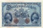 Reichsbanknote , 5 Mark Schein in gbr. DEU-54.b-c, Ros.48, P.47 , vom 05.08.1914 , deutsches Kaiserreich