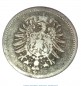 Silbermünze , 20 Pfennig von 1875 -D-, schön , Jäger 5 Deutsches Kaiserreich