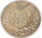 United States of America , 1 Cent Münze von 1861 -Shield above- KM.90 ss , -0175-