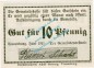 Vienenburg , Notgeld 10 Pfennig Schein in kfr. M-G 1361.1.a , Niedersachsen 1921 Seriennotgeld