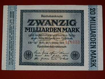 Ro. 115 e, 20 Milliarden vom 01.10.1923