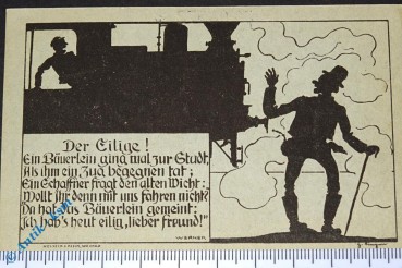 Notgeld Dermbach , Röhnklubzweigverein , 75 Pfennig Schein Nr 1 , Mehl Grabowski 265.1 , Thüringen Serien Notgeld