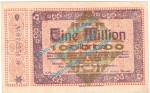 Ahrweiler , Notgeld 1 Million Mark -Stern- in gbr. Keller 28.a.39-41 , Rheinland 1923 Grossnotgeld Inflation