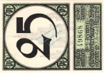 Ansbach , Notgeld 50 Pfennig Schein unc-kfr. Ti.0160.15.30 , Bayern 1920 Verkehrsausgabe