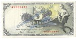 Banknote , 5 Mark Schein in L-gbr. BRD-1, Ros.252, P.13 von 1948 , Bank deutscher Länder , Kopfgeld