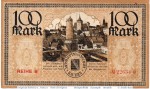 Banknote Bautzen , 100 Mark Schein in gbr. Müller 210.1 , 15.10.1922 , Sachsen Großnotgeld
