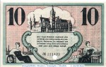 Banknote Chemnitz , Industrie , 10 Mark Schein in kfr. E , Geiger 079.06.b , 18.11.1918 , Sachsen Großnotgeld