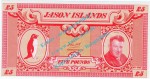 Banknote Jason Island - Falkland , 5 Pounds Schein -Len Hill- ND 1979 in unc - kfr