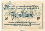 Banknote Mansfeld a.G. Eisleben , 10 Mark Schein in f-kfr.E Geiger 148.13 , o.D. Provinz Sachsen Großnotgeld