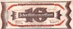 Banknote Stadt Kaiserslautern , 10 Millionen Mark Schein in gbr. Keller 2541.g , von 1923 , Pfalz Inflation