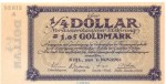 Banknote Stadt Kiel , 1,05 Gold Mark Musterschein in kfr. Müller 2775.2 von 1923 Schleswig Holstein Inflation