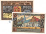 Barntrup , Notgeld 50 Pfennig Schein Nr.2 in kfr. M-G 66.1 , Westfalen 1921 Seriennotgeld