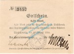 Bielschowitz , Notgeld 50 Pfennig Schein in kfr. Diessner 25.7.a , Oberschlesien 1914 Notgeld 1914-15