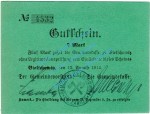 Bielschowitz , Notgeld 5 Mark Schein in kfr. Diessner 25.9.c , Oberschlesien 1914 Notgeld 1914-15