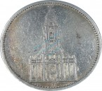 Deutsches Reich , 5 Mark Silbermünze 1934 F -Garnisonskirche- , ss -0622-