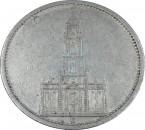 Deutsches Reich , 5 Mark Silbermünze 1935 E -Garnisonskirche- , ss -0621-