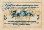 Eisleben , Notgeld 5 Mark Schein in kfr.E , Geiger 123.12 , Sachsen Anhalt 1918 Grossnotgeld