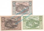 Ertl , Notgeld Set mit 3 Scheinen in kfr. K-K 185... Niederösterreich o.D.