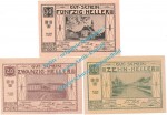 Etsdorf , Notgeld Set mit 3 Scheinen in kfr. K-K 190.I.a , Niederösterreich 1920