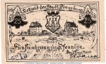 Franzburg M-G 378.1.a , Notgeld 25 Pfennig Schein in kfr. o.D. , Pommern Seriennotgeld