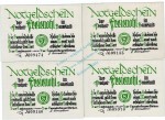 Freienohl , Notgeld blau -4 x Vs.FEHLDRUCK- in unc-kfr. M-G 384.2 , Westfalen o.D. Seriennotgeld