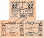 Furth , Notgeld Set mit 3 Scheinen in kfr. K-K 214.a-d , Niederösterreich 1920