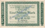 Glogau , Banknote 1 Million Mark Schein in gbr. Keller 1809.b Schlesien 1923 Grossnotgeld Inflation