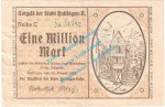 Hattingen , Notgeld 1 Million Mark Schein in gbr. Keller 2265.a , Westfalen 1923 Grossnotgeld Inflation