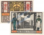 Jena , Notgeld 1 Mark Schein Nr.2 -o.Drfa- in kfr. M-G 657.1.b , Thüringen 1921 Seriennotgeld