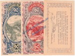 Klaus , Notgeld Set mit 3 Scheinen -braun- in kfr. K-K 454.III.a , Oberösterreich o.D.