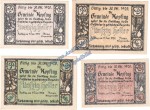 Kopfing , Notgeld Set mit 4 Scheinen in kfr. K-K 465... Oberösterreich von 1920