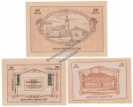 Kronstorf , Notgeld Set mit 3 Scheinen in kfr. K-K 486.I , Oberösterreich von 1920