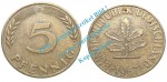 Kursmünze BRD , 5 Pfennig Stück zirkuliert von 1967 G , J.382 , -0543-