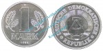 Kursmünze DDR , 1 Mark Stück bfr-Stgl. von 1986 A , J.1514 -0526-