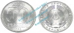 Kursmünze DDR , 50 Pfennig Stück bfr-Stgl. von 1986 A , J.1512 -0530-