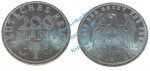 Kursmünze deutsches Reich , 200 Mark Stück vz-Stgl. von 1923 E , J.304 -0523-