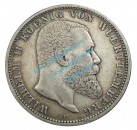 Kursmünze Württemberg , 5 Mark Stück -Wilhelm II- ss von 1903 F , J.176 -0554-