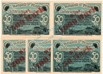 Lichtenstein , Notgeld Set --5 x Überdruck-- unc-kfr. Müller 2715 , Sachsen 1922-23 Inflation