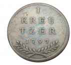 Münze Österreich , 1 Kreutzer -EB Salzburg- von 1797 , ss-vz , 0119