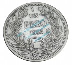 Münze Chile , 1 Peso -Condor- von 1933 , ss-vz