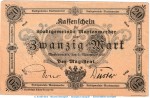 Marienwerder , 20 Mark Notgeld Schein in gbr. Geiger 350.04 von 1918 , Westpreussen Grossnotgeld