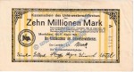 Montabaur , Banknote 10 Million Mark Schein in gbr. Keller 5308.b , Hessen 1923 Grossnotgeld - Inflation