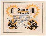 Neuhaus , Notgeld 1 Mark Schein in f-kfr. M-G 944.2 , Westfalen 1920 Seriennotgeld