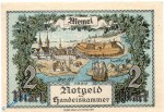 Notgeld , 2 Mark Schein in kfr. Memel , MEM-3.a-b , Rosenberg 848 , P 3 , vom 22.02.1922 , deutsche Nebengebiete