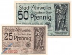 Notgeld Ahrweiler , Set mit 2 Scheinen , o könnten , Mehl Grabowski 7.1 , von 1921 , Rheinland Serien Notgeld