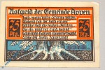 Notgeld Appen , 75 Pfennig Schein Nr 2 , Mehl Grabowski 39.2 , Schleswig Holstein Seriennotgeld