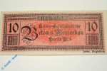 Notgeld Berlin , Beton und Monierbau , 10 Pfennig Schein , Tieste 0460.035.02 , Brandenburg Verkehrsausgabe