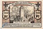 Notgeld Berlin , Ordensrat , 200 Pfennig Schein F , Mehl Grabowski 90.1 , Brandenburg Seriennotgeld