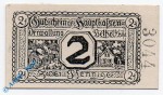 Notgeld Bethel , 2 Pfennig Schein , Kn rechts , Tieste 0565.05.02 , Westfalen Verkehrsausgabe